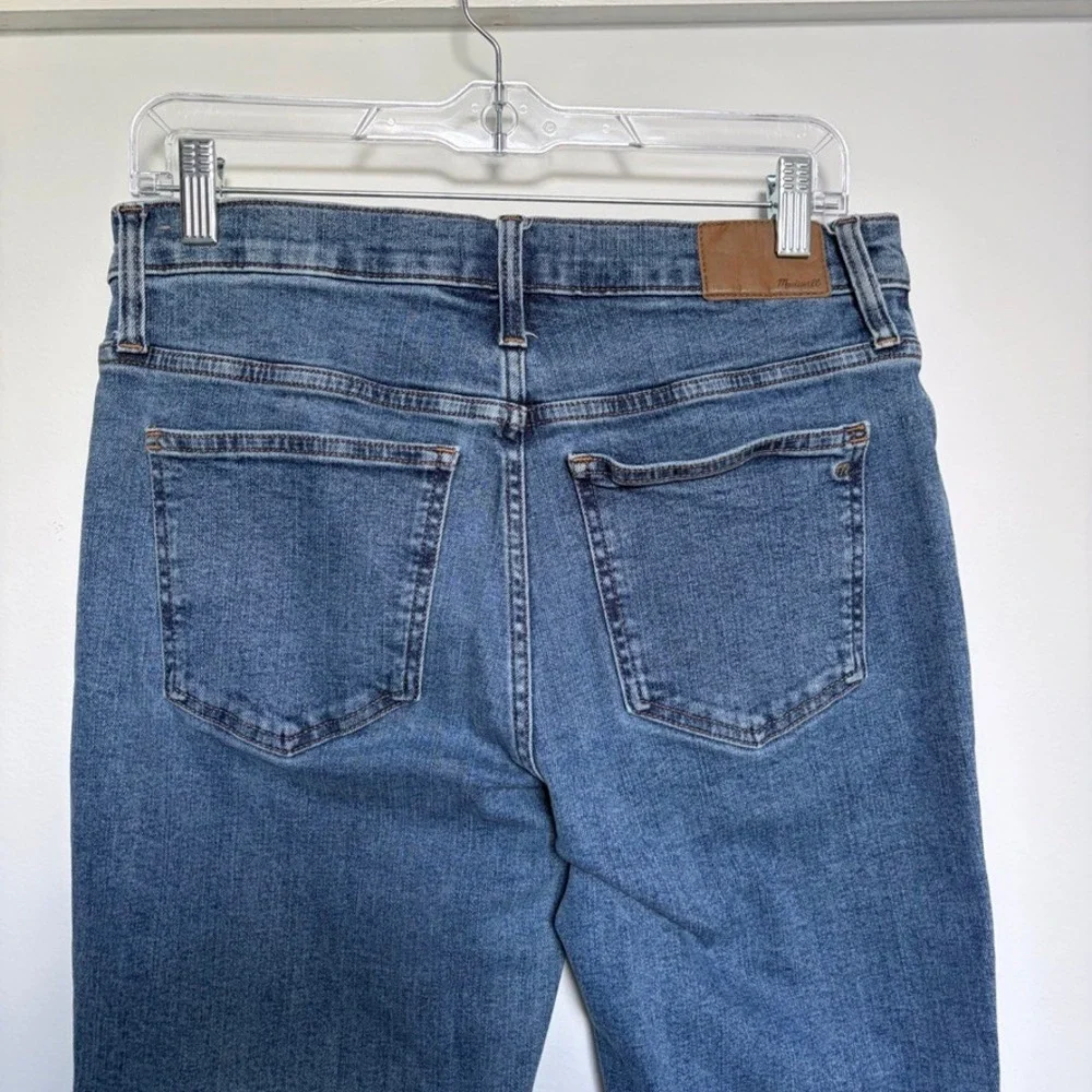 Madewell Womens The Mid-Rise Perfect Vintage Jeans Classic Blue Denim Size 28